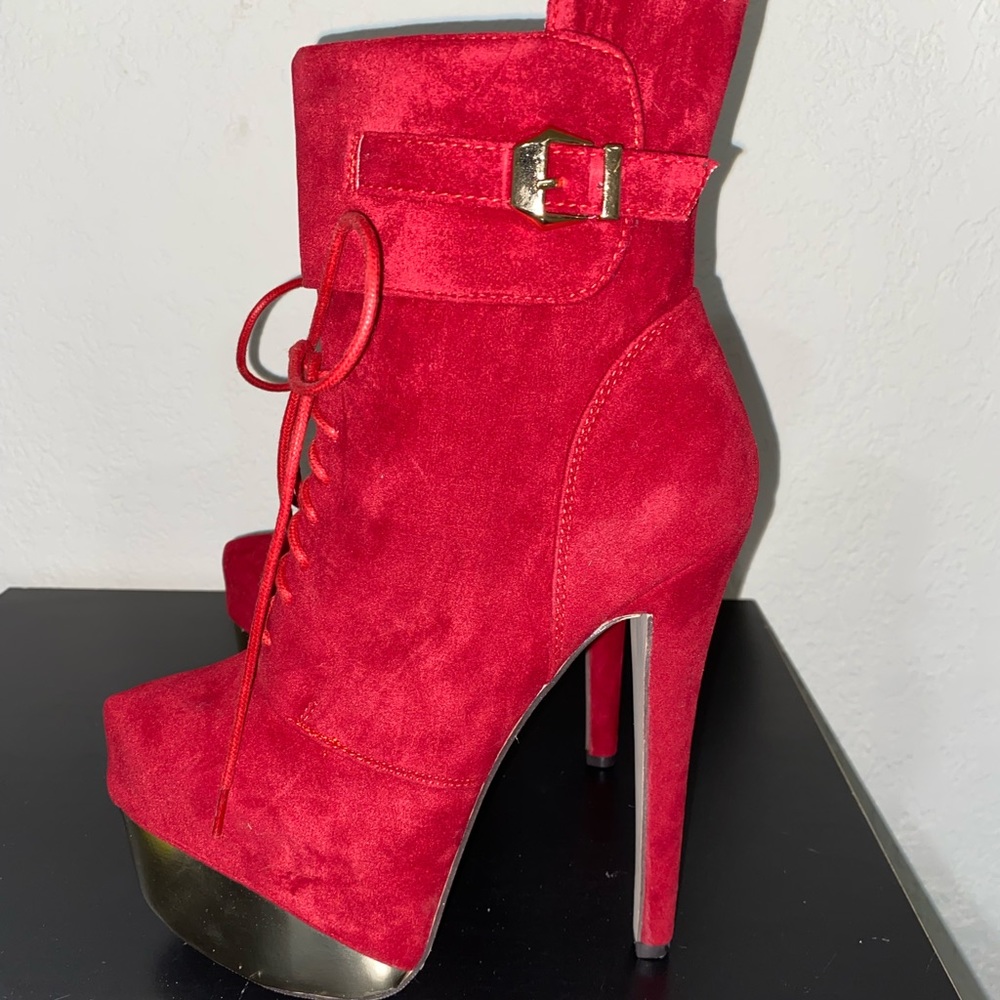 NEW!! Red Boot Heels